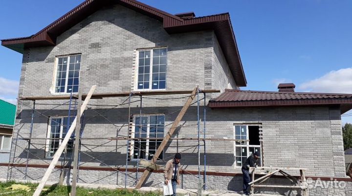 Сайдинг под кирпич и камень