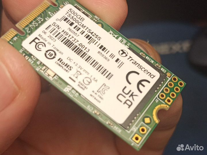SSD m.2 SATA3 Transcend 500Гб