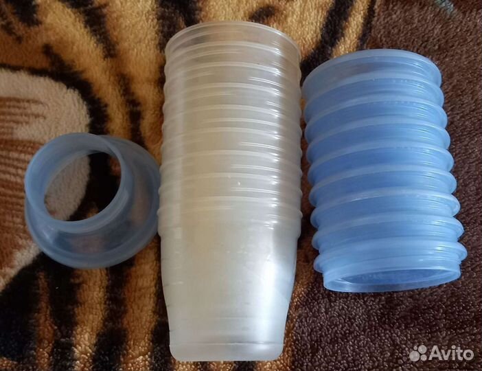 Молокоотсос avent ручной + контейнеры для хранения