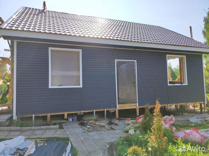 Строительство домов бань и ремонт под ключ