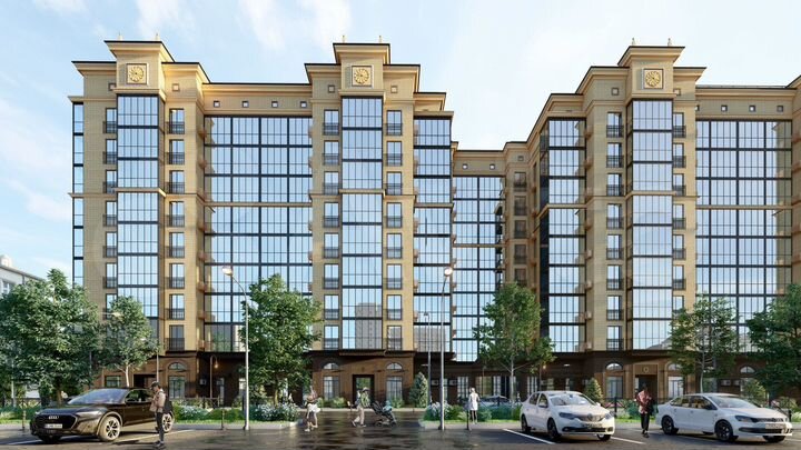 3-к. квартира, 81,4 м², 8/9 эт.