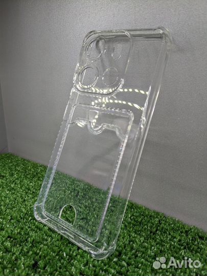 Чехол Techno spark GO 2023 с карманом для карты