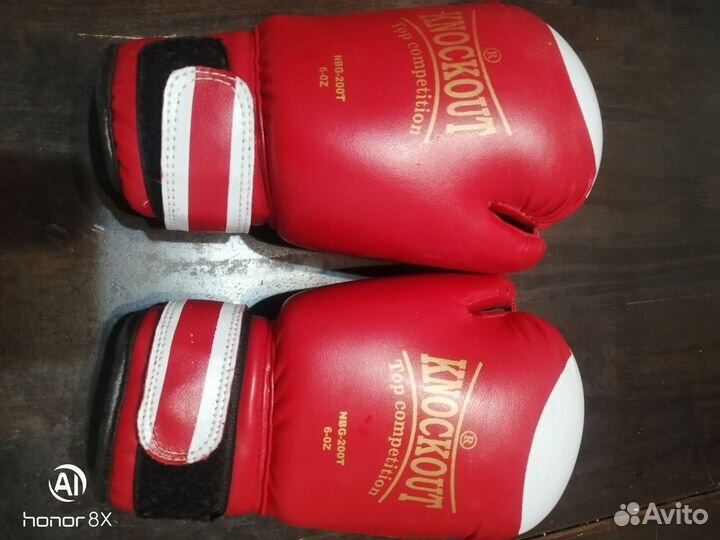 Боксерские перчатки knockout детские 6 oz