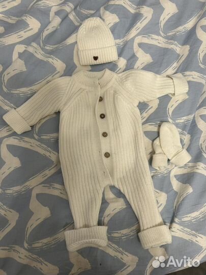 Комбинезон для новорожденного осень