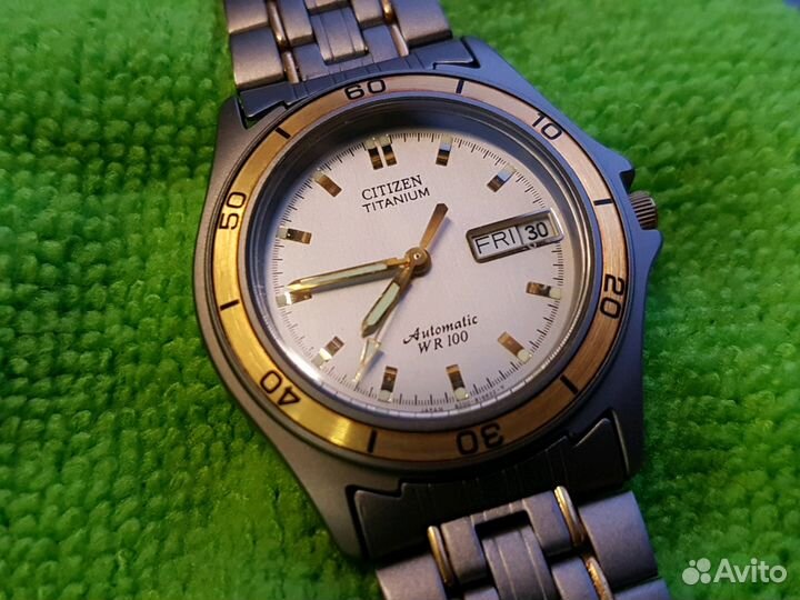 Citizen titanium automatic outlet wr 100