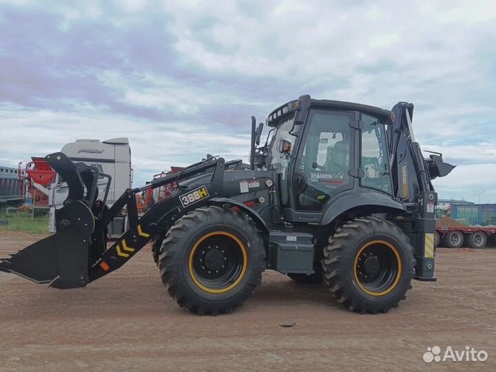 Экскаватор-погрузчик Shanmon 388H, 2024
