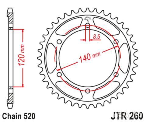 Звезда JT JTR260.40