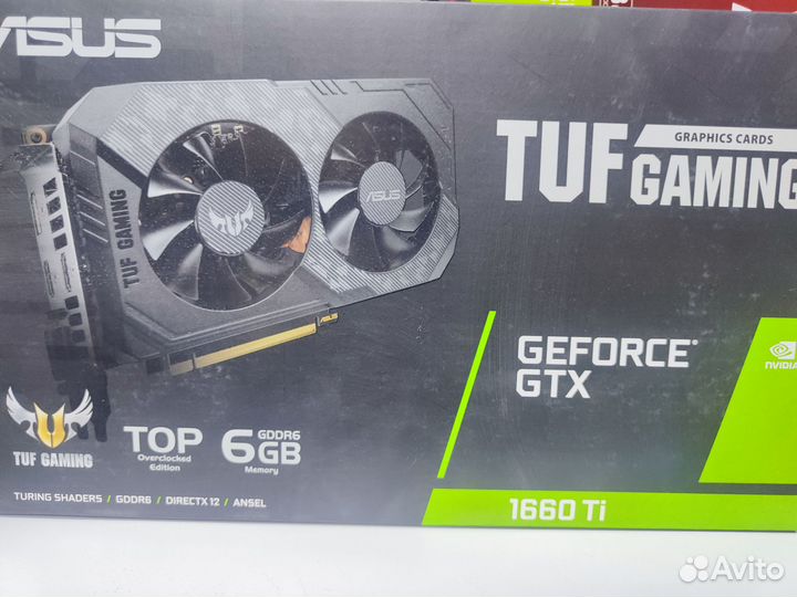 GTX 1660TI asus TUF gaming 6GB