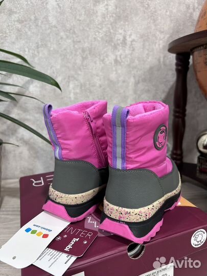 Дутики зимние Tombi 23 размер для девочки
