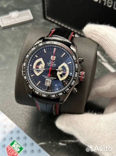 Часы черные Tag Heuer Calibre 17