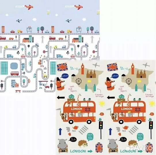 Складной коврик для ползания