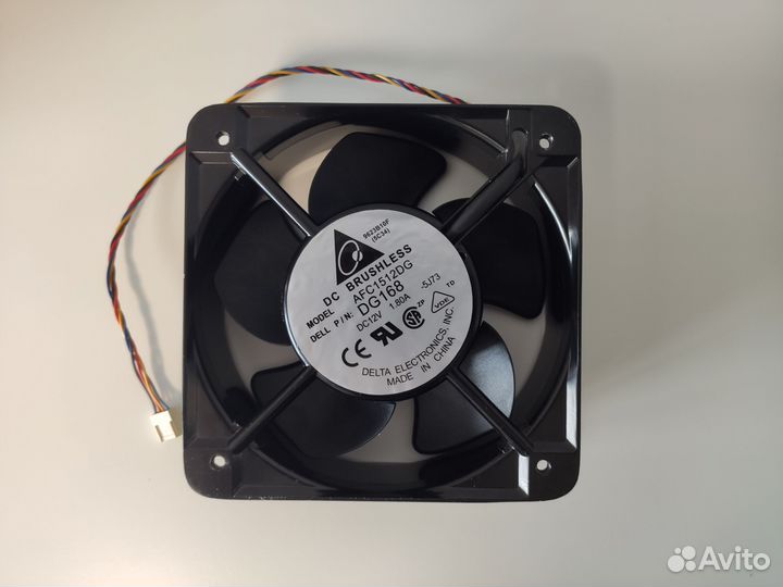 Серверный вентилятор delta AFC1512DG 150мм