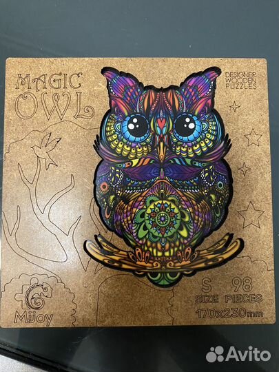 Деревянные пазлы Mijoy Сова S