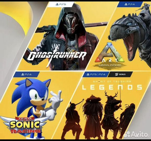 Ps4/Ps5 подписка и игры