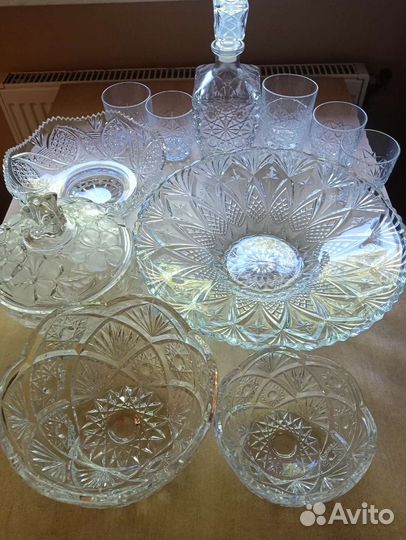 Хрусталь СССР салатники