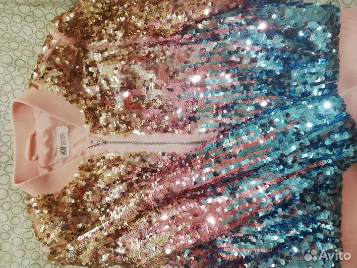 Бомбер детский для девочки