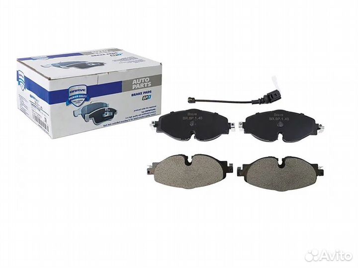 Колодка тормозная передняя BR.BP.1.40 8V0698151 sk