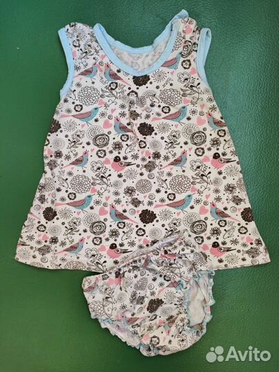 Одежда пакетом для девочки 74 80