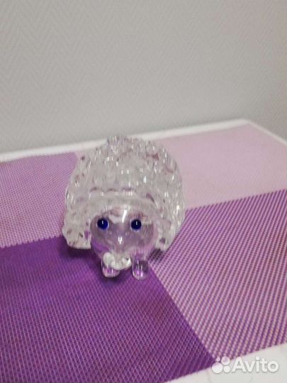 Хрусталь, стеклянный ёжик, посуда СССР