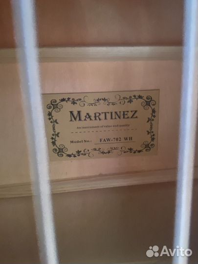 Акустическая гитара martinez