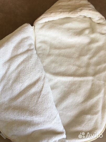 Стильный фирменный конверт спальник на выписку и в