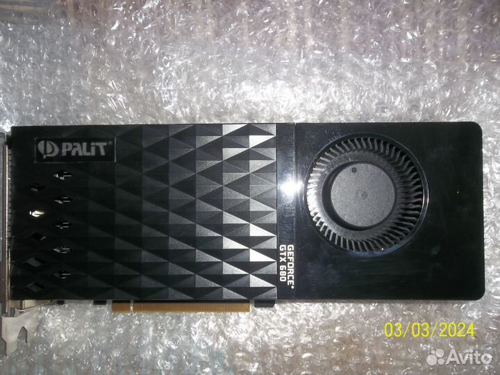 Palit nvidia GeForce GTX 680 2гб gddr5