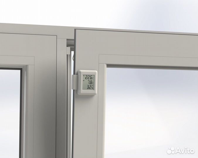 Термометр электронный для окон/термогигрометр SKF