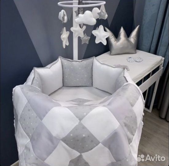 Бортики на детскую кроватку