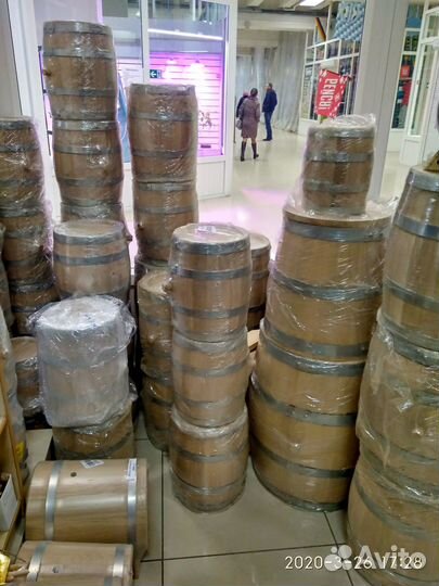 Бочки из колотого дуба на 50 литров