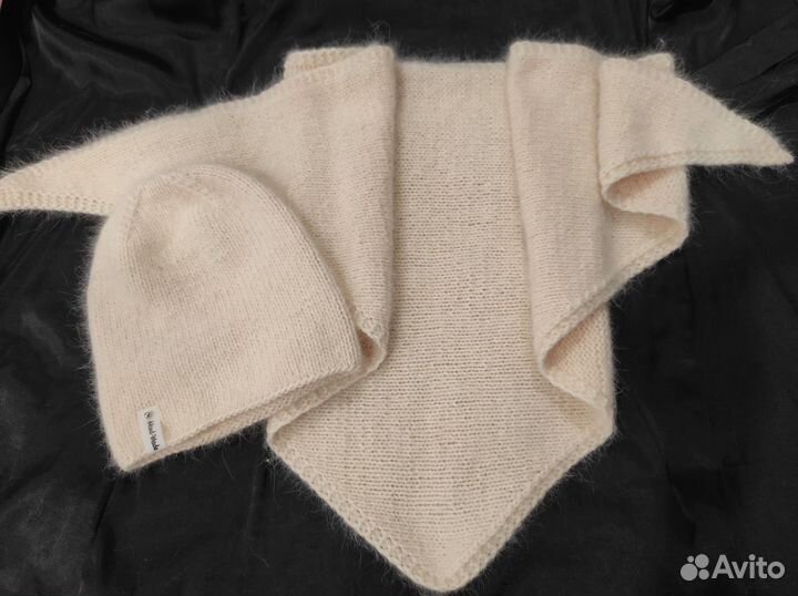 Платок бактус косынка из пуха норки