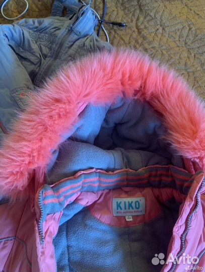 Зимний комбинезон для девочки 110