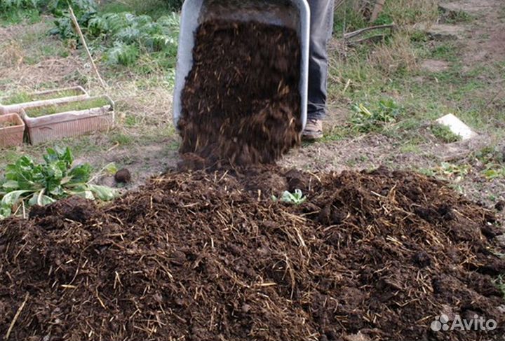 Коровий навоз в мешках 50л с доставкой