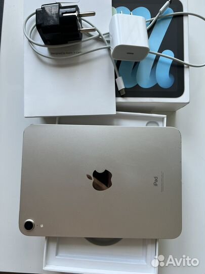 Планшет Apple iPad mini 6 64 гб бежевый