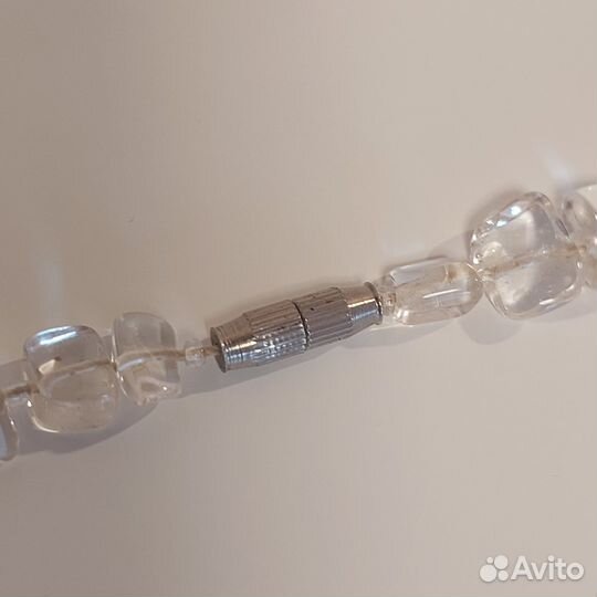 Бусы прозрачные