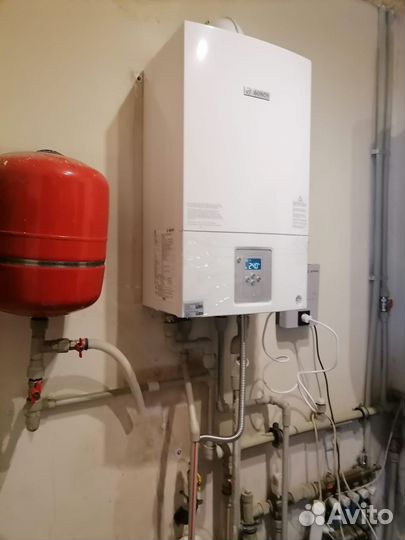 Газовый 1 конт котел Bosch Турбо 35квт до 350м2