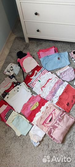 Пакет одежды на девочку 2-3 года (92-98)