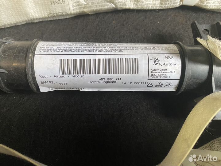 Подушка безопасности боковая шторка Audi A6 C5