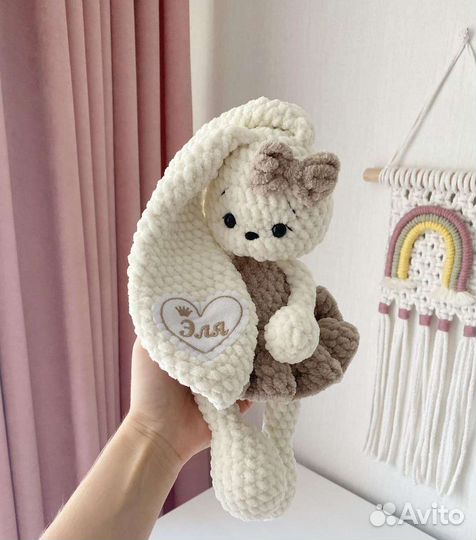 Вязаный зайчик