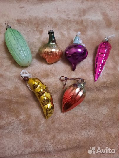 Елочные игрушки СССР, разные наборы