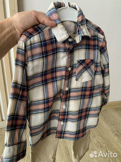 Рубашка и брючки H&M 2-3 года