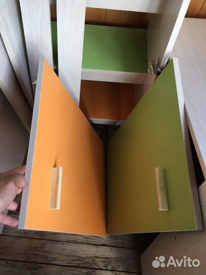 Десткая кровать рабочее место шкаф, 2х ярусная