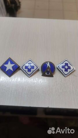 Значки серебро