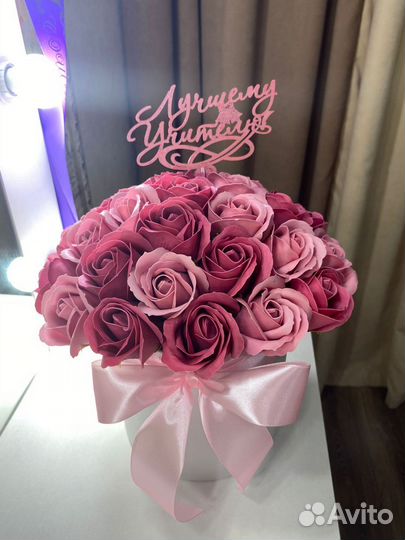 Букет из мыльных цветов