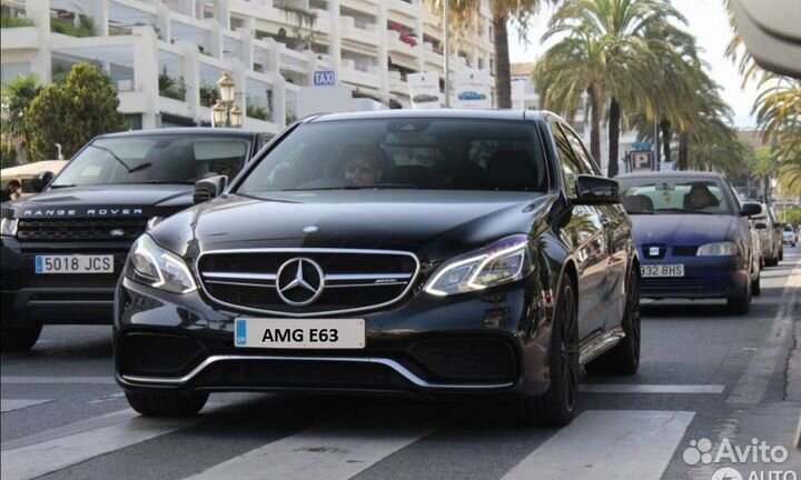 Обвес W212 в рестайл W212 E63 AMG