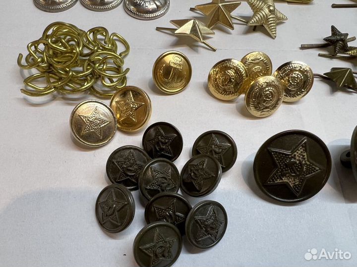 Военная фурнитура, погоны офицерские СССР