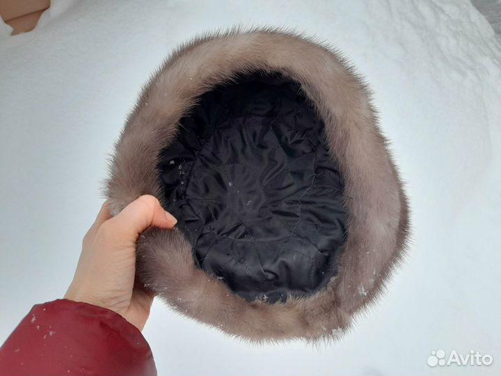 Шапка норковая женская