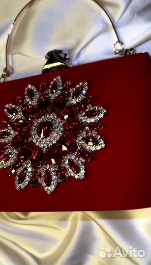 Сумка винтажная со стразами 2 цвета