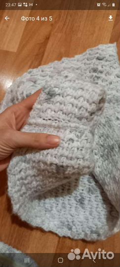 Комплект шапка и снуд