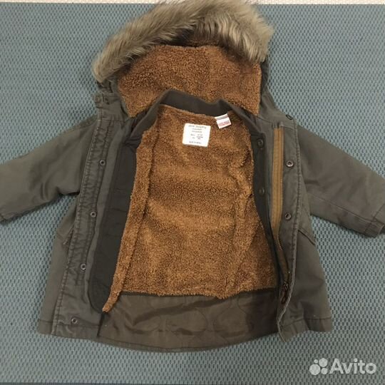 Парка 2в1 Zara 80 размер
