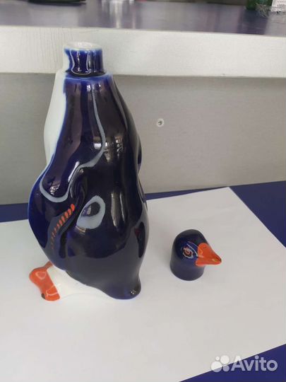 Графин Пингвин фарфор лфз СССР